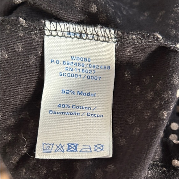 Boden Black and White Geometric Polka Dot Knit  Dress size 4 - Picture 6 of 6